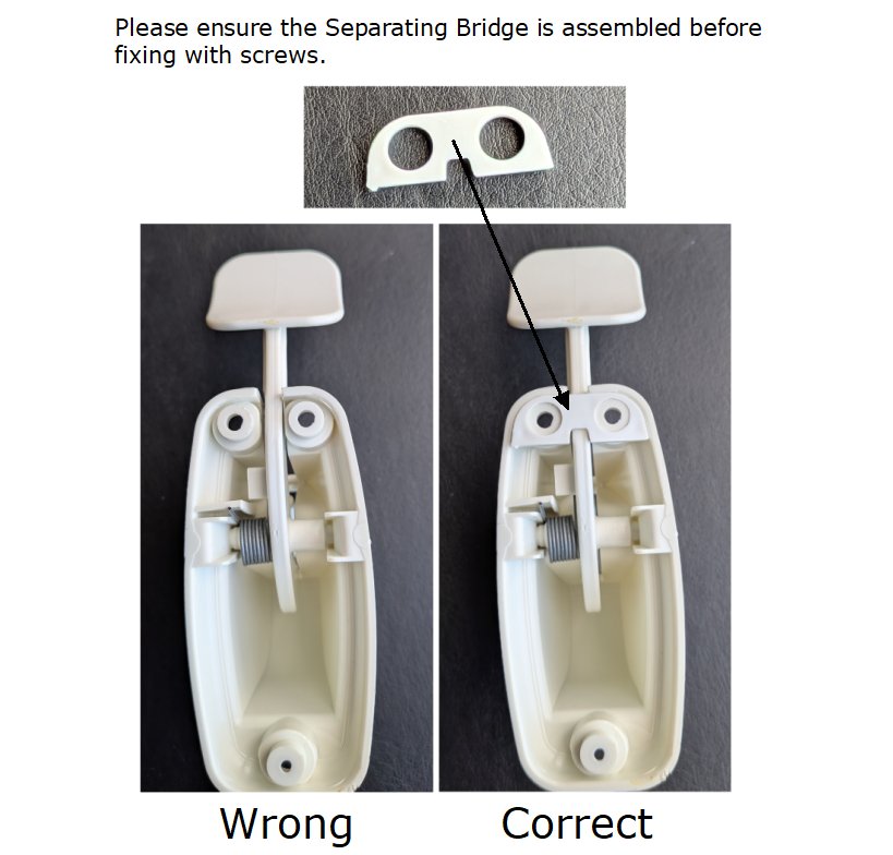 Trigger Release Door Retainer